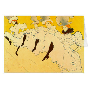 Tolouse Lautrec Dancing Girls Yellow
