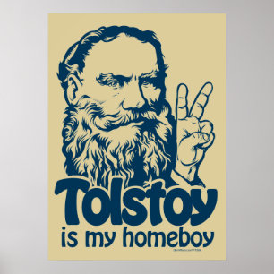 Tolstoy est mon affiche de Homeboy
