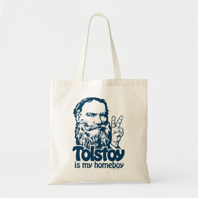 Tolstoy Is My Homeboy Tote (Front)