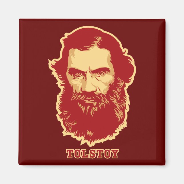 Tolstoy Magnet (Front)