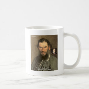Tolstoy "Nietzsche = Stupid" Quote Gifts Tees Etc Coffee Mug