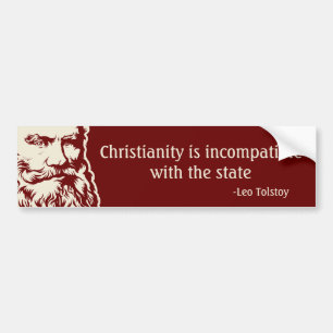Tolstoy Quote Bumper Sticker