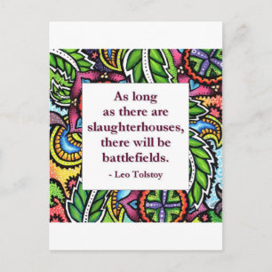 Tolstoy Quote Postcard