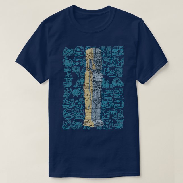 Toltec Warrior T-Shirt (Design Front)