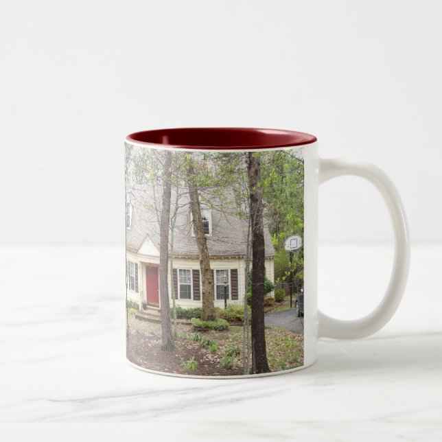 Tom and Cathy's House 2 Two-Tone Coffee Mug (Right)