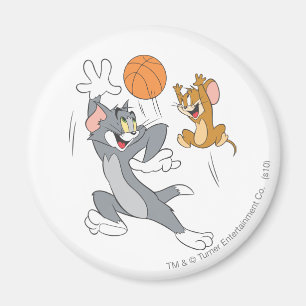 Tom and Jerry Basketball 1 Magnet