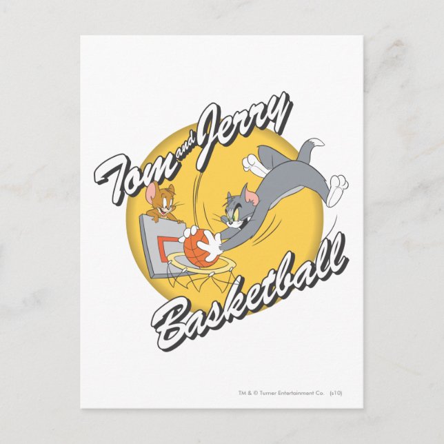 Tom and Jerry Basketball 2 Postcard (Front)