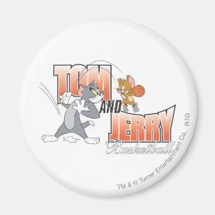Tom and Jerry Basketball 3 Magnet