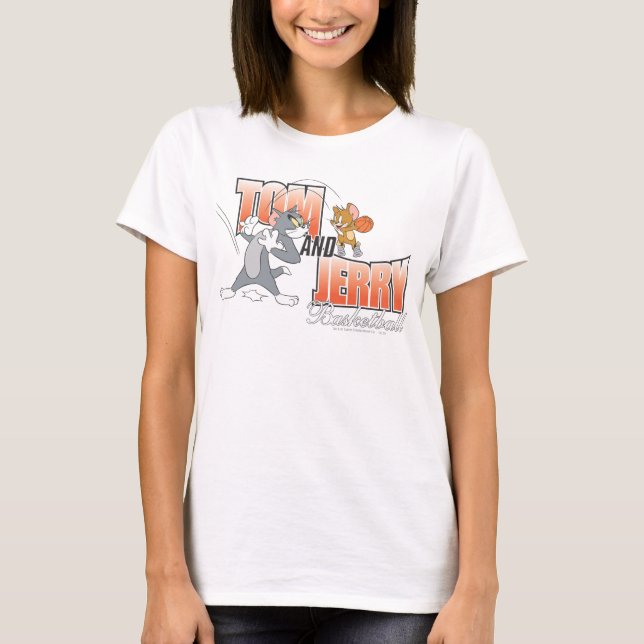Tom and Jerry Basketball 3 T-Shirt (Front)