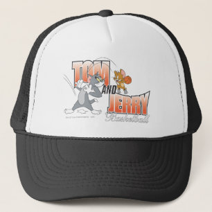 Tom and Jerry Basketball 3 Trucker Hat