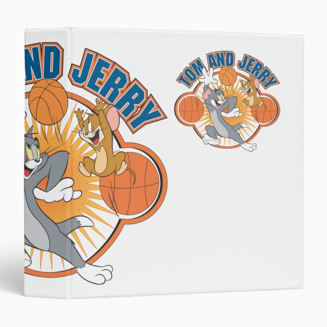 Tom and Jerry Basketball 4 Binder (Front/Spine)