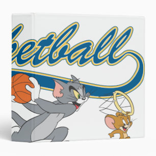 Tom and Jerry Basketball 5 Binder