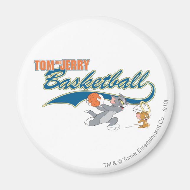 Tom and Jerry Basketball 5 Magnet (Front)