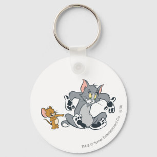Tom and Jerry Black Paw Cat Keychain