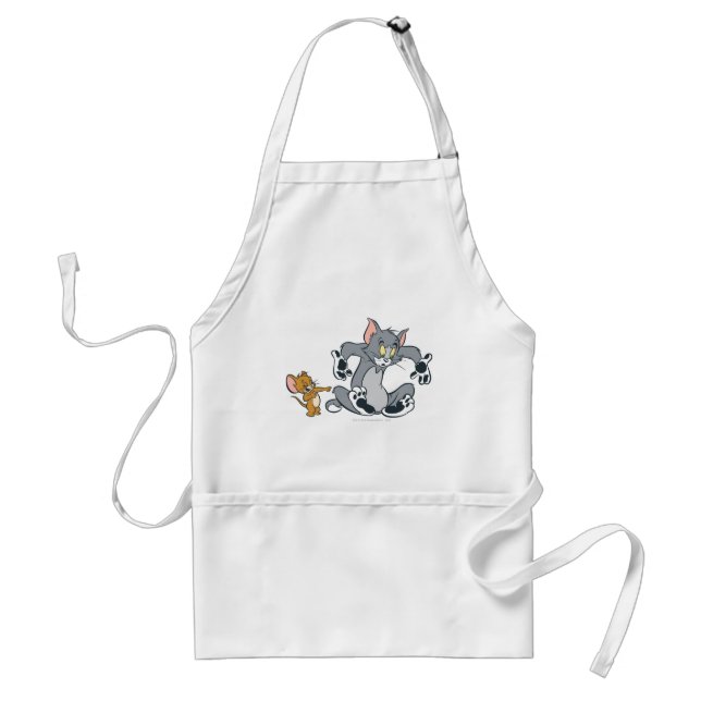 Tom and Jerry Black Paw Cat Standard Apron (Front)