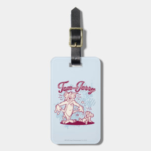 Tom and Jerry Broke Luggage Tag