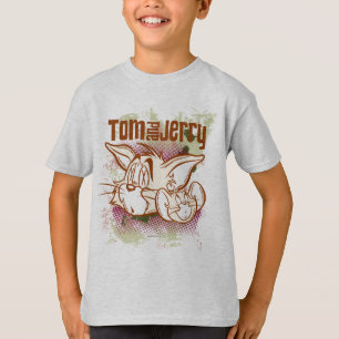 Tom and Jerry Brown and Green T-Shirt