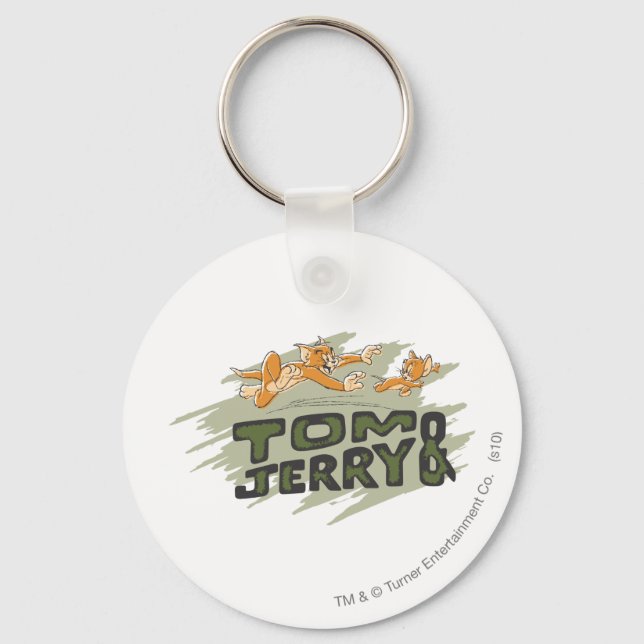 Tom and Jerry Chase logo Keychain (Front)