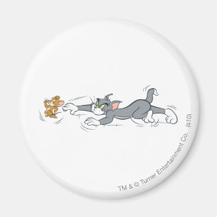 Tom and Jerry Chase Magnet