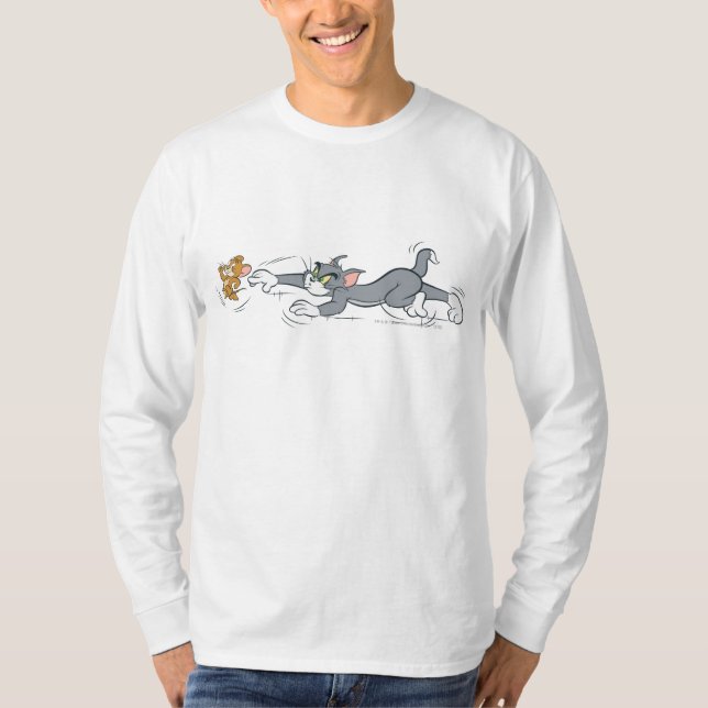 Tom and Jerry Chase T-Shirt (Front)