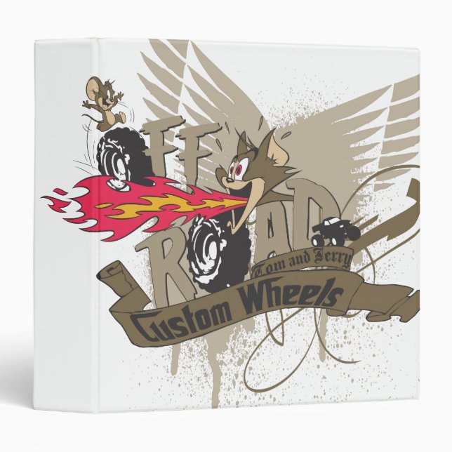 Tom and Jerry Custome Wheels Binder (Front/Spine)