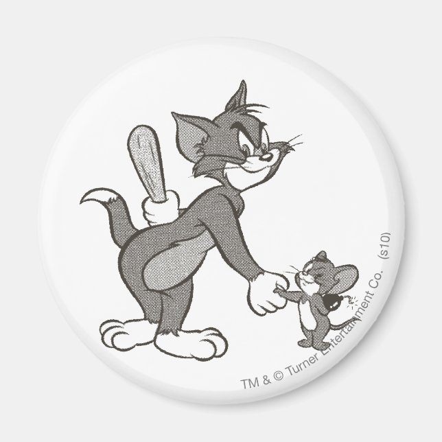 Tom And Jerry Deceitful Handshake Magnet (Front)