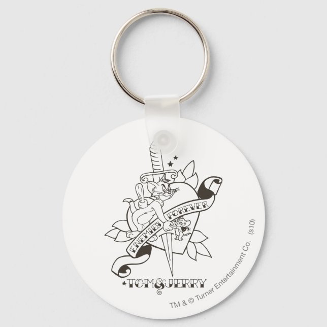 Tom and Jerry Enemies Forever 1 Keychain (Front)