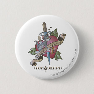 Tom and Jerry Enemies Forever 2 Inch Round Button