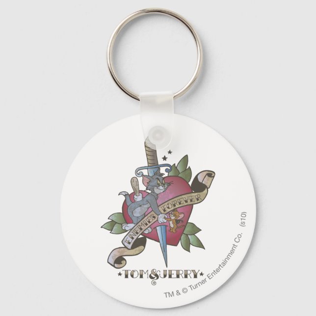 Tom and Jerry Enemies Forever 2 Keychain (Front)