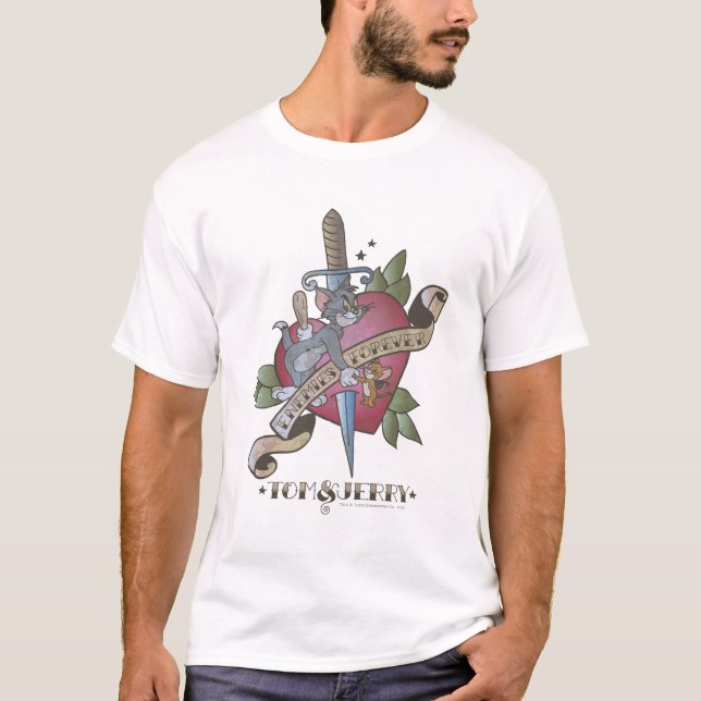 Tom and Jerry Enemies Forever 2 T-Shirt (Front)
