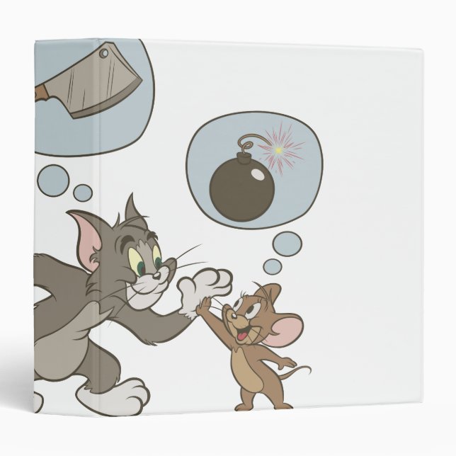 Tom and Jerry Evil Thoughts Binder (Front/Spine)