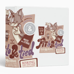 Tom and Jerry Fit To Be Tied Binder