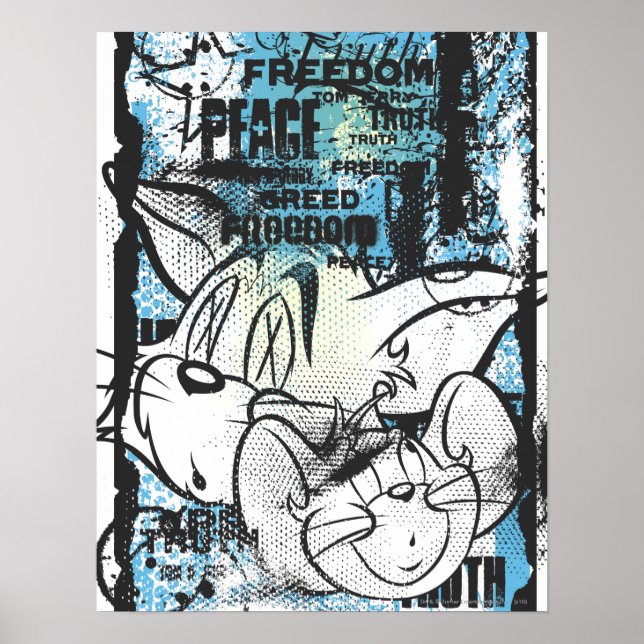 Tom and Jerry Grimey Poster (Front)