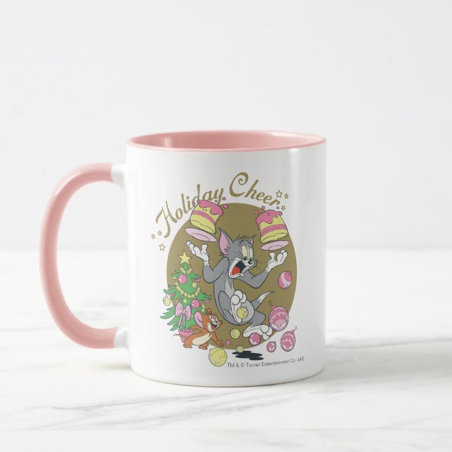 Tom and Jerry Holiday Cheer Mug (Left)