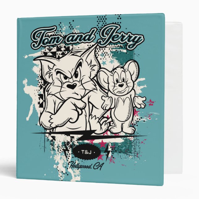 Tom and Jerry Hollywood CA Binder (Front/Inside)