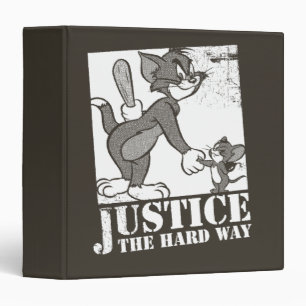 Tom And Jerry Justice the Hard Way Binder