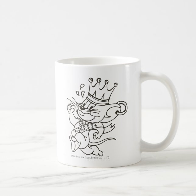 Tom and Jerry King Jerry Coffee Mug (Right)