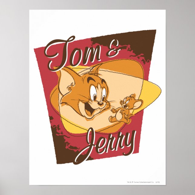 Tom and Jerry Logo 2 Poster (Front)