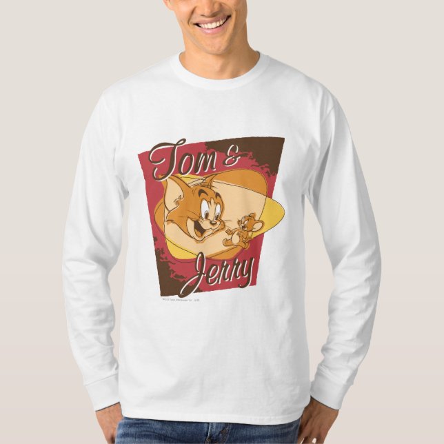 Tom and Jerry Logo 2 T-Shirt (Front)