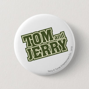 Tom and Jerry Logo 3 2 Inch Round Button