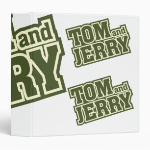 Tom and Jerry Logo 3 Binder
