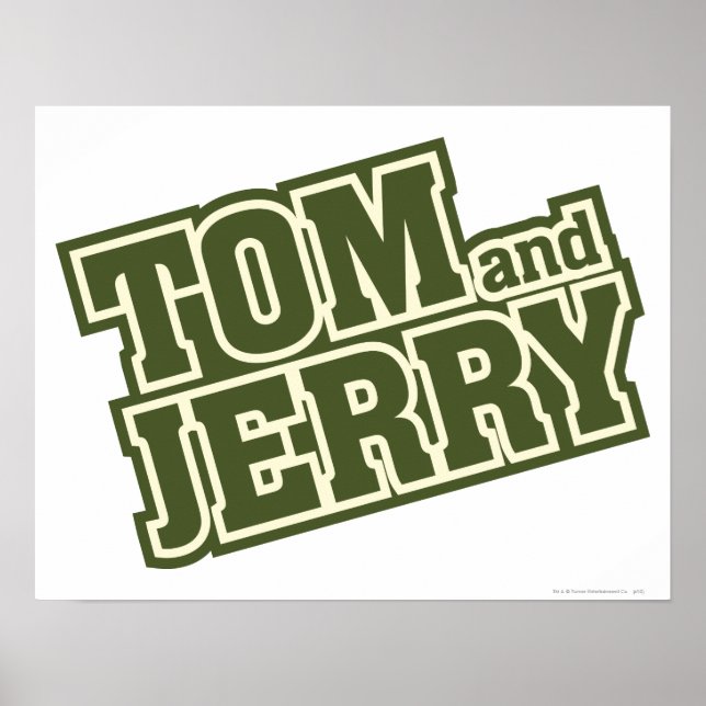 Tom and Jerry Logo 3 Poster (Front)