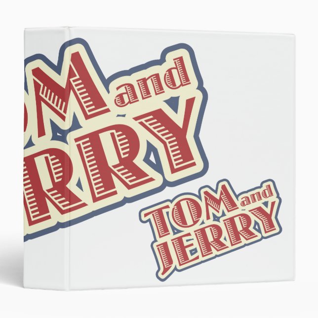 Tom and Jerry Logo Binder (Front/Spine)