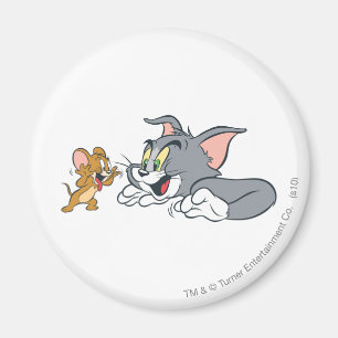 Tom and Jerry Make Faces Magnet