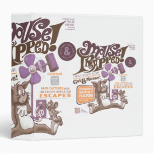 Tom and Jerry Mouse Trapped Binder