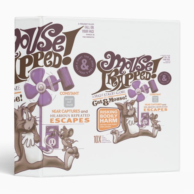 Tom and Jerry Mouse Trapped Binder (Front/Spine)