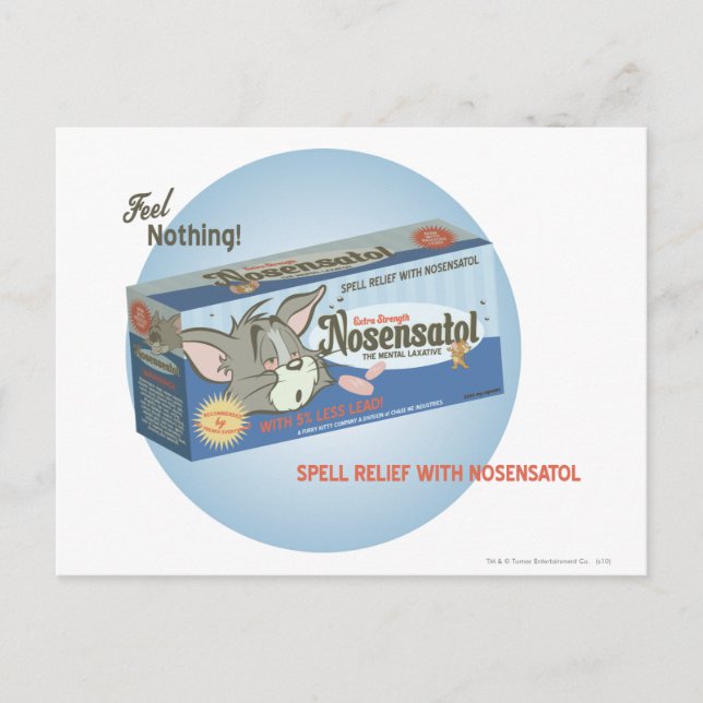 Tom and Jerry Nosensatol 2 Postcard (Front)