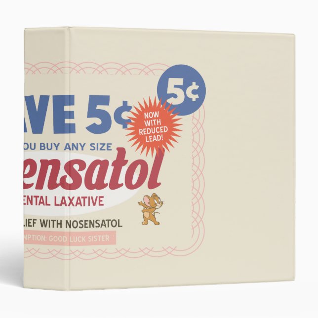 Tom And Jerry Nosensatol Coupon Binder (Front/Spine)