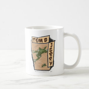 Tom and Jerry On A Tan Couch Coffee Mug