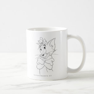 Tom and Jerry On Head Coffee Mug